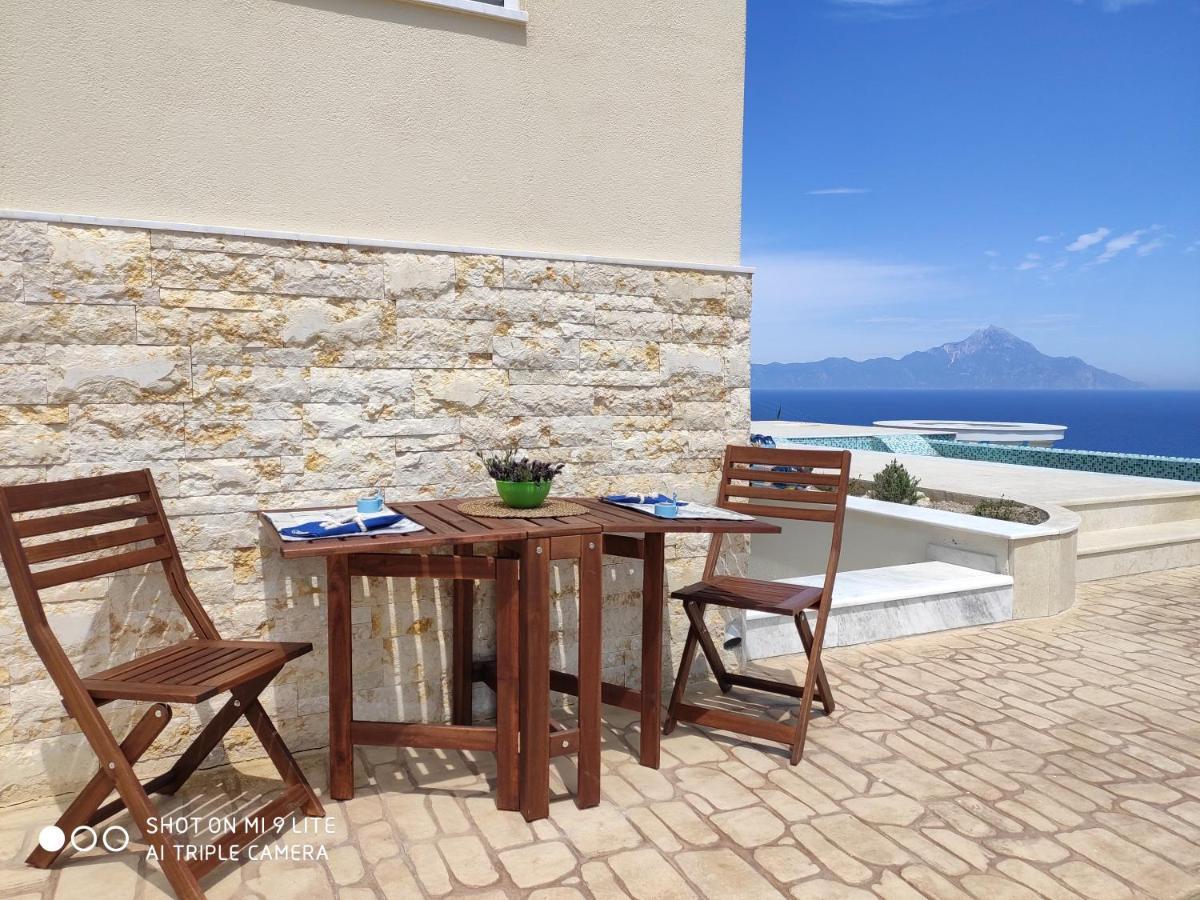 Villa Ulyana Kriaritsi - Athos Sea View & Spa Eksteriør billede